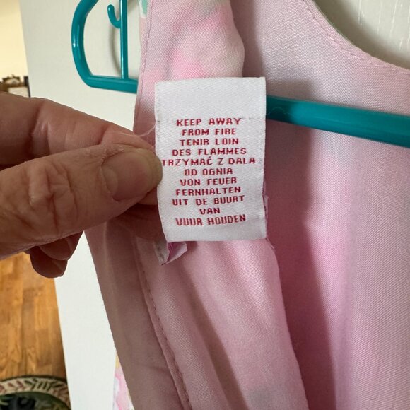 Tommy Bahama Girls Sleeveless lined dress‎ flowers pink Size 8 - Picture 6 of 7